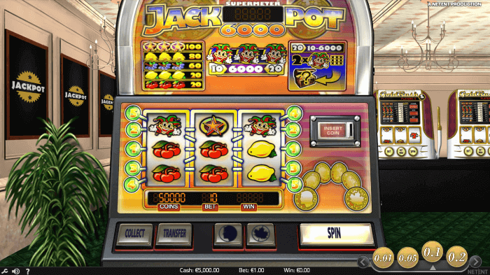 Jackpot 6000 - NetEnt