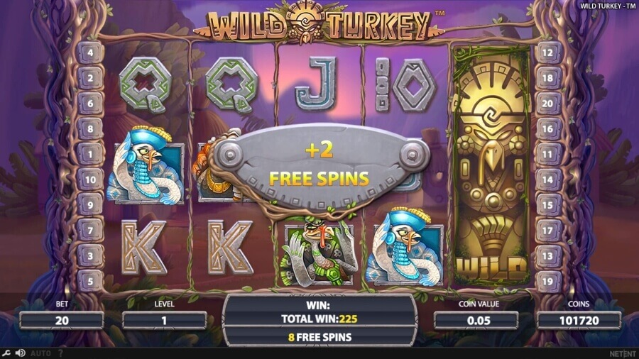 Wild Turkey Slot free spins