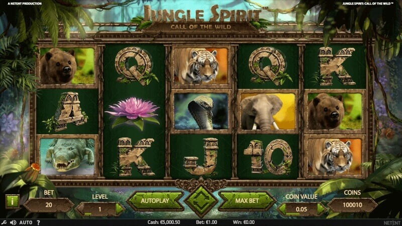Jungle Spirit - slot - symbols