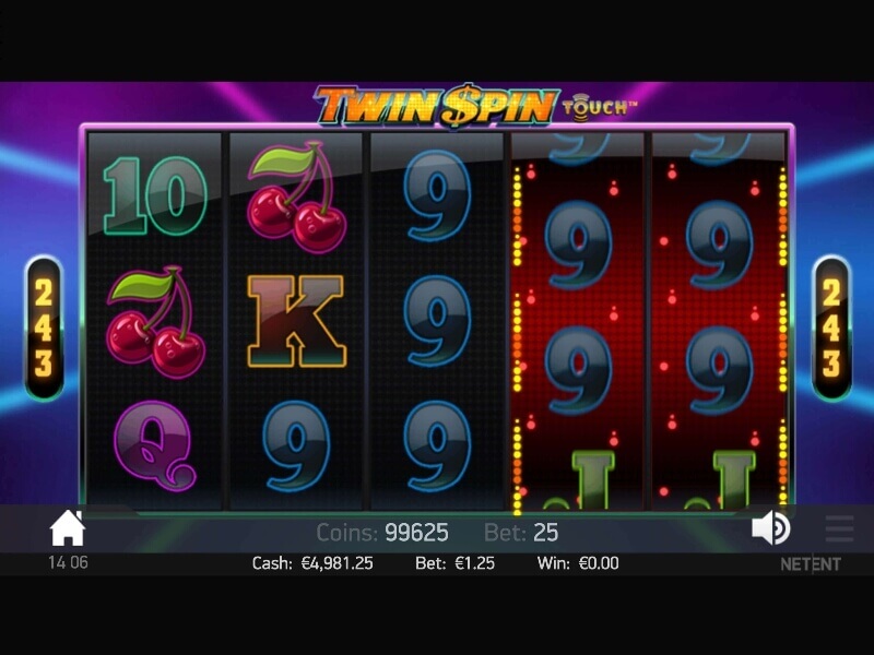 Twin Spin - Tvillinghjul - spillemaskin
