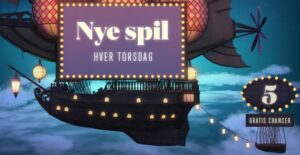 Nye spil og 5 gratis chancer hver uge