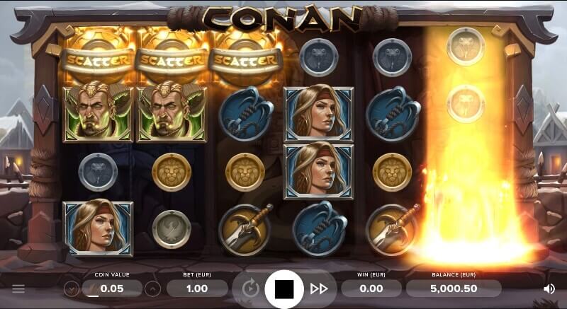 Conan Video Slot