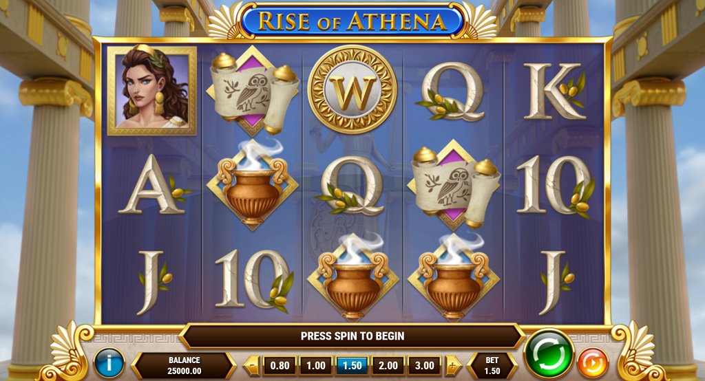 rise of athena slot