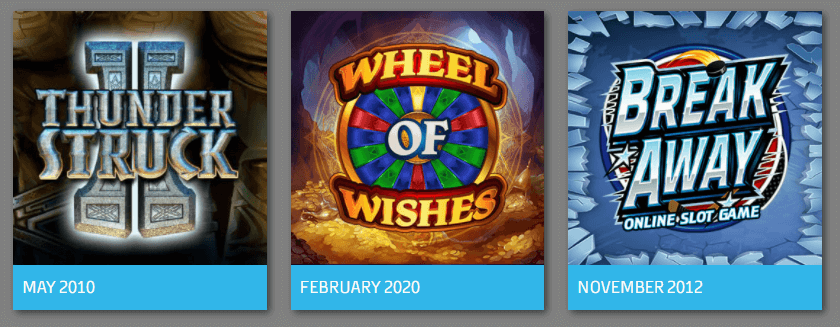 Microgaming - developer - online slot games