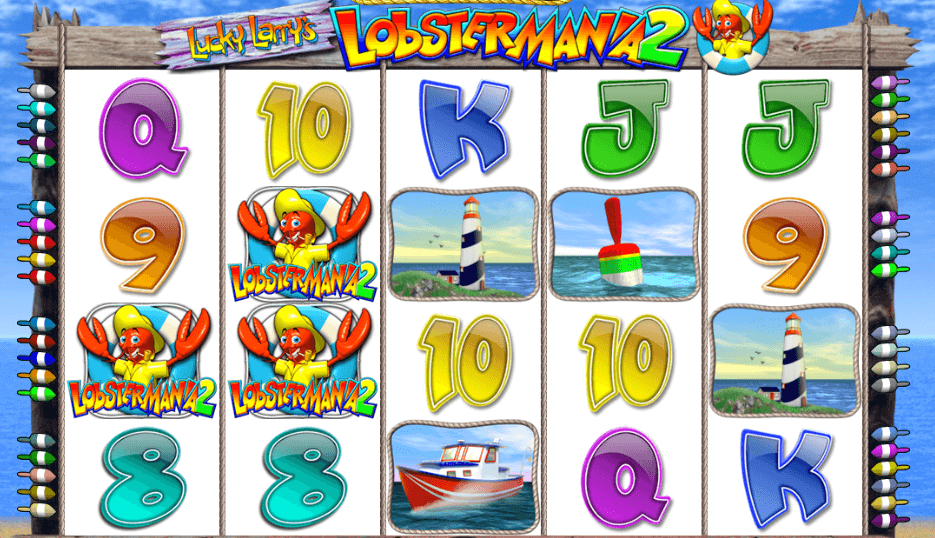 Lobster Mania 2 IGT slot - symbols
