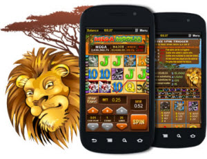 Play Mega Moolah on your mobile