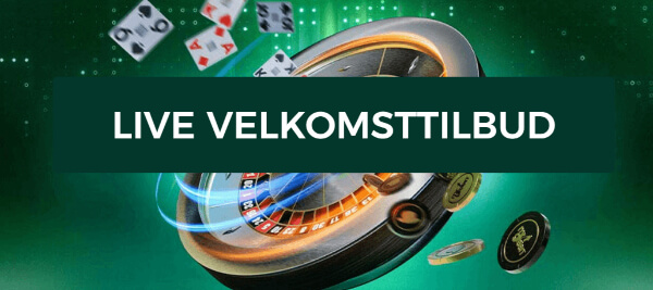 Mr Green - Live velkomst tilbud - cash back