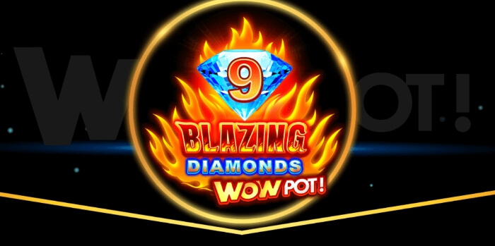 Blazing Diamonds wowpot - Microgaming