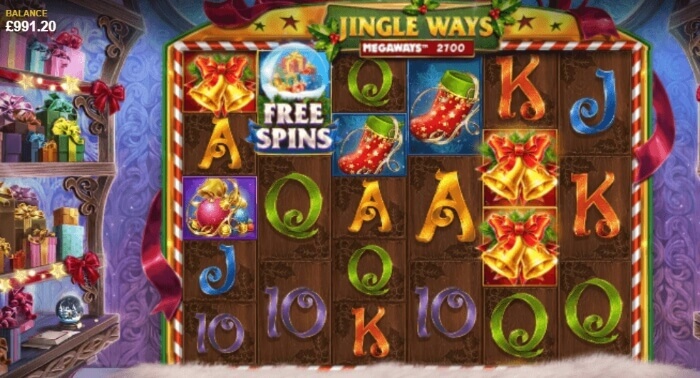Jingle Ways Megaways free spins 