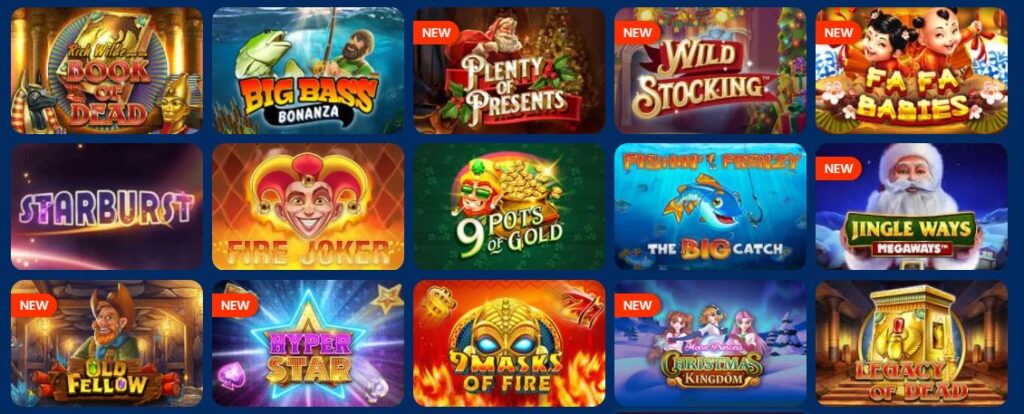 Plaza Royal NZ Game Selection