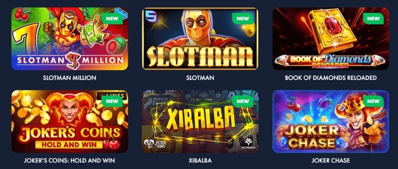 Slotman Casino Games