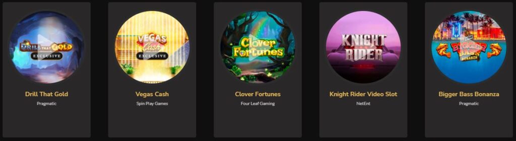 Jackpot Village Game Selection