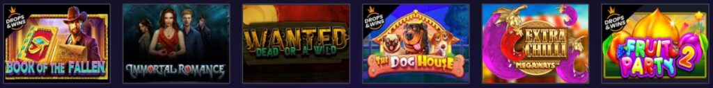 Slot game selection Luckbox CA