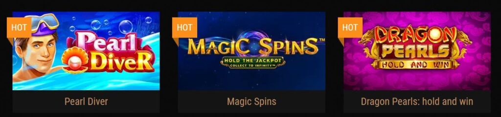 3 hot online pokies at King Billy Casino