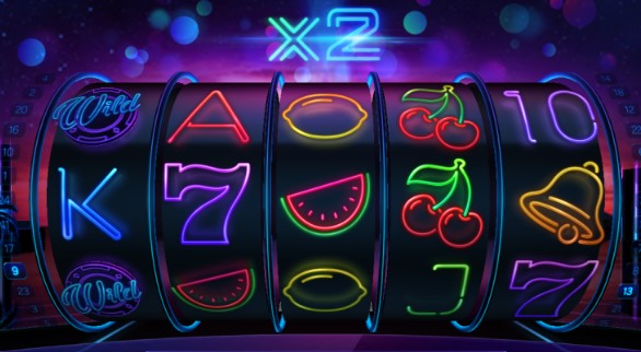Neon reels slot image NZ