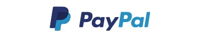 An image of the PayPal logo with blue text and white background