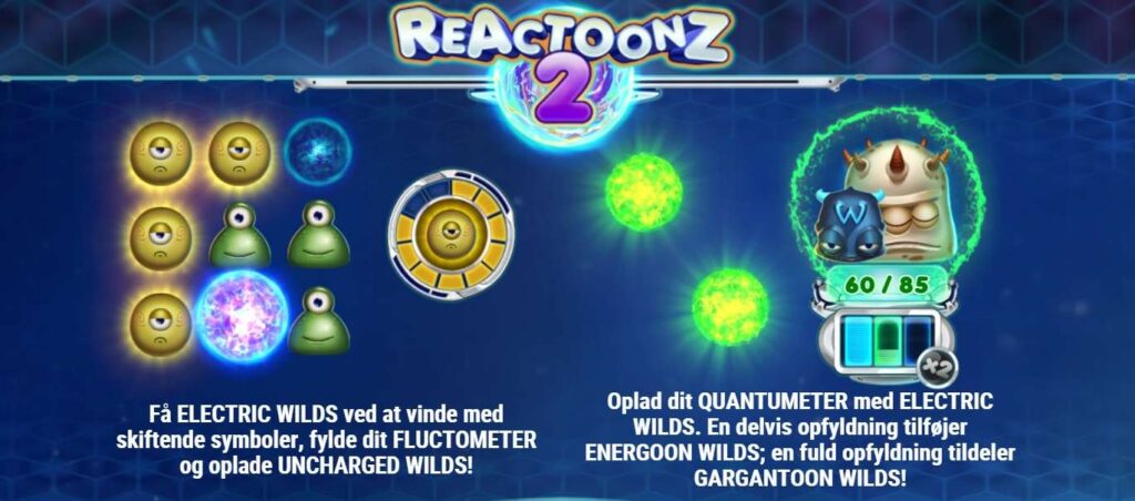 Reactoonz 2 symboler