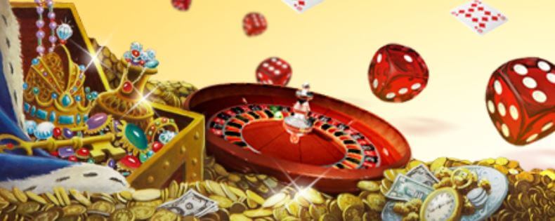 skattekiste med juveler - roulettehjul - velkomstbonus PlayMillion Casino