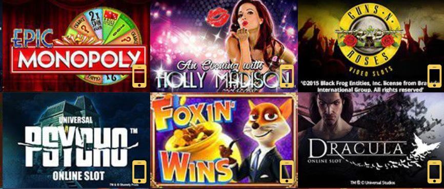 6 spillemaskiner fra Luna Casino Danmark