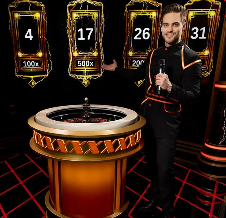 XXXtreme Lightning Roulette dealer