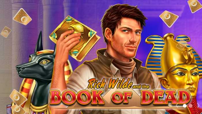 mand med bog - Egyptiske dyr - Book of Dead 50 gratis spins ojocasino