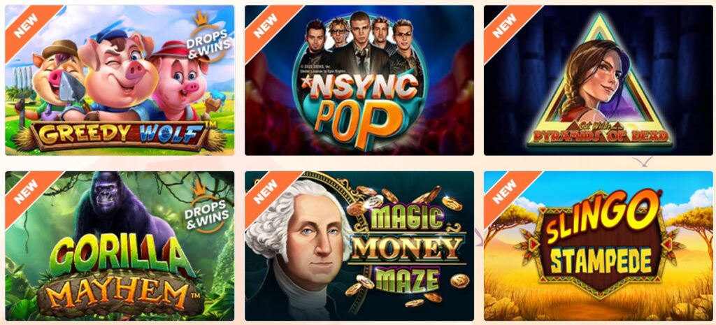 LynxBet Casino Canada game selection
