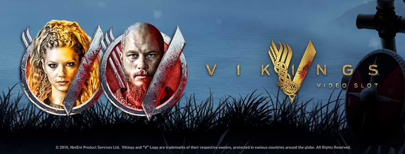 ikoner med to vikinger - sværd og skjold - Vikings Video Slot