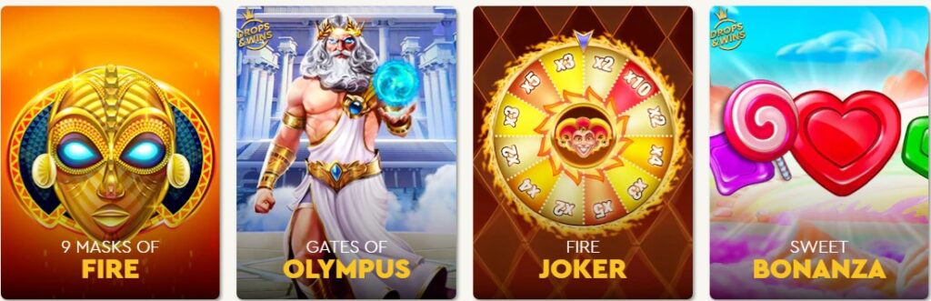 Doggo Casino game selection