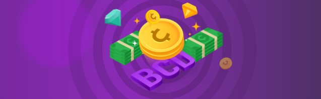 Bc.Game casino BCD currency banner
