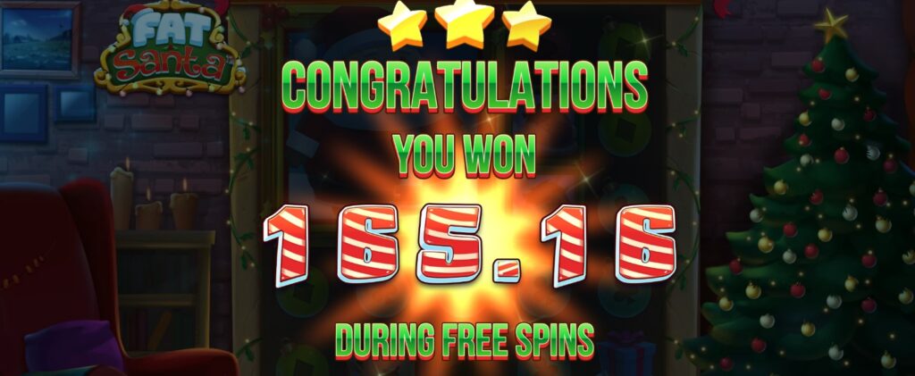 Fat Santa slot big win