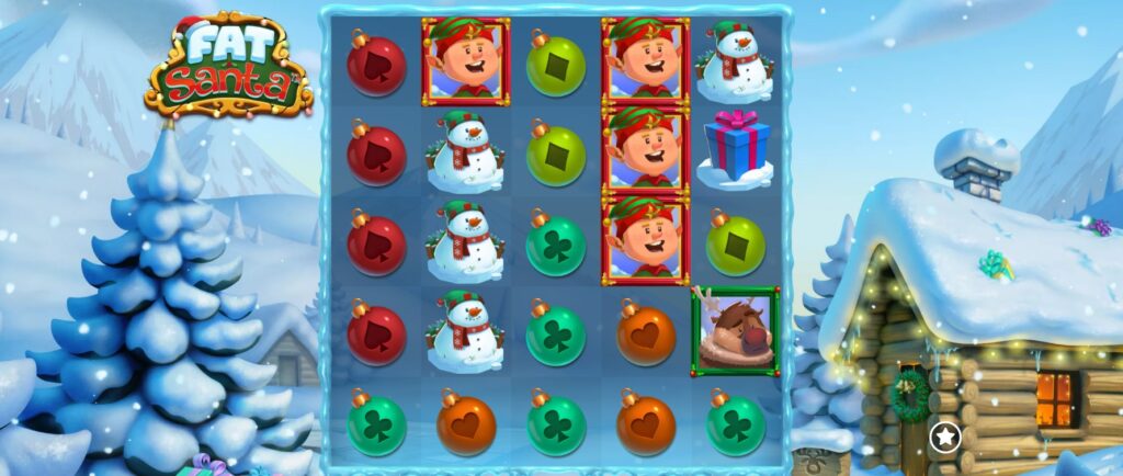 Fat Santa slot with festive reels