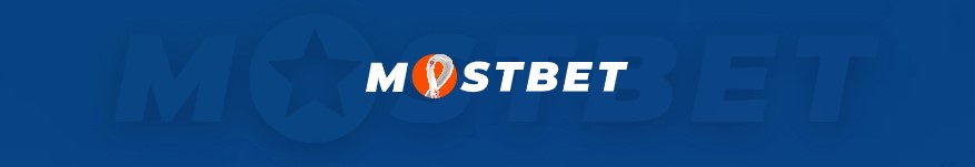 Mostbet Casino blue banner