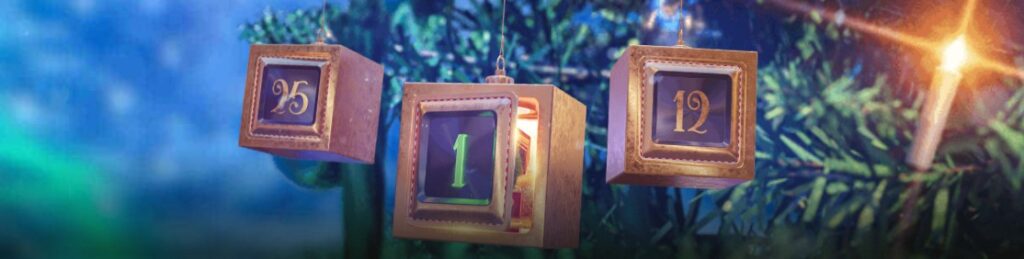 Mr Green christmas calendar banner