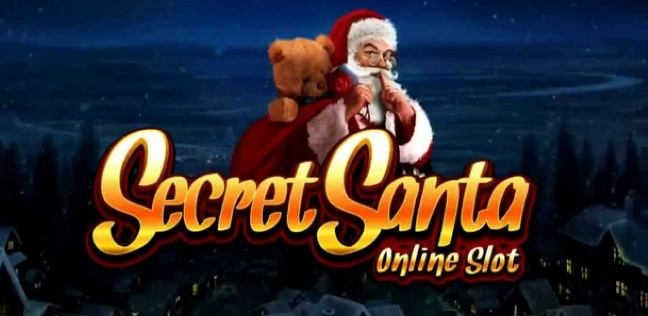 Secret santa online slot banner
