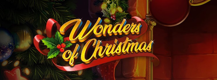 Wonders of christmas slot festive banner