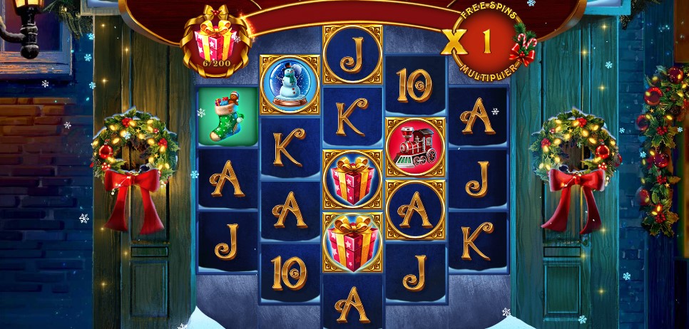 Wonders of christmas slot reels