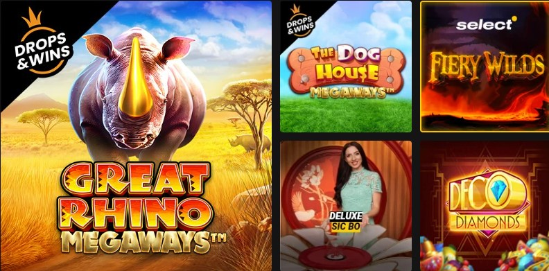 Bwin Canada game selection