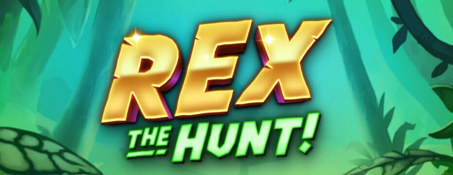 Rex the hunt slot banner by Thunderkick 