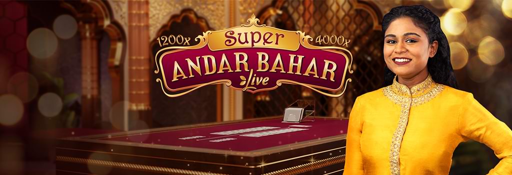 Super Andar Bahar live casino game banner