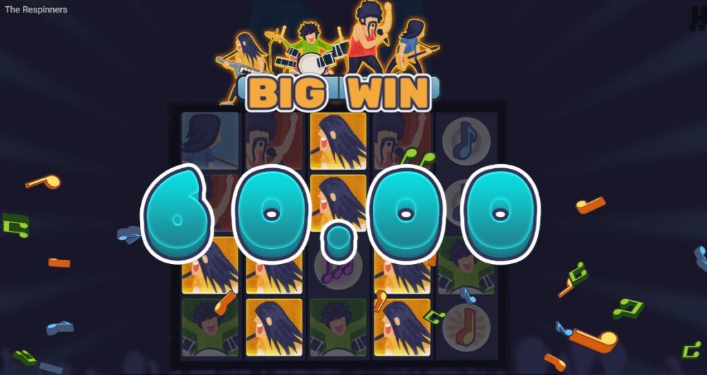 The Respinners slot free spins big win