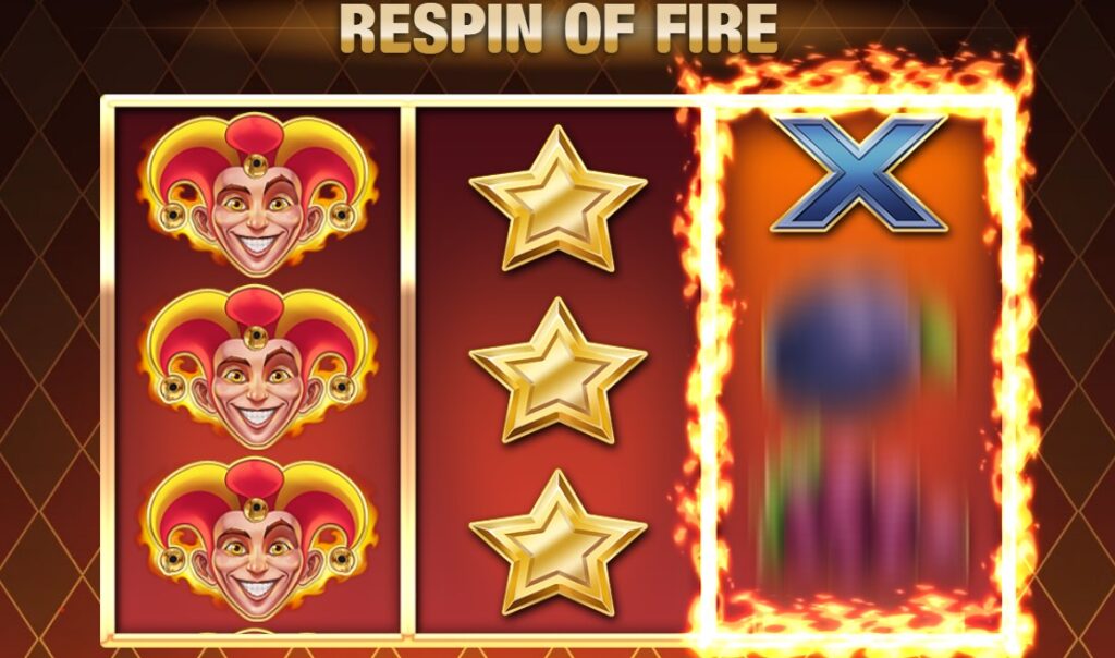 Fire Joker slot respin of fire feature