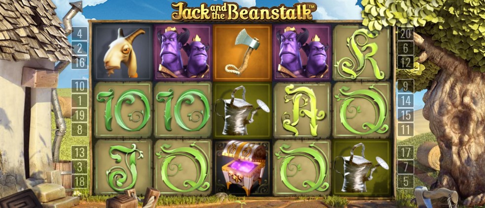 Jack and the Beanstalk slot reels