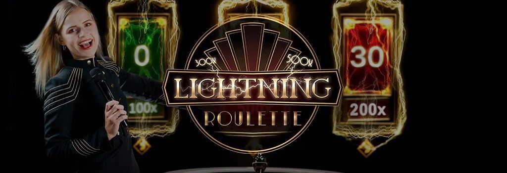 Lightning Roulette Live banner by Evolution