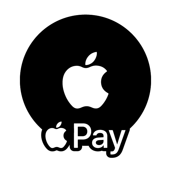 Apple Pay casinos black and white logo