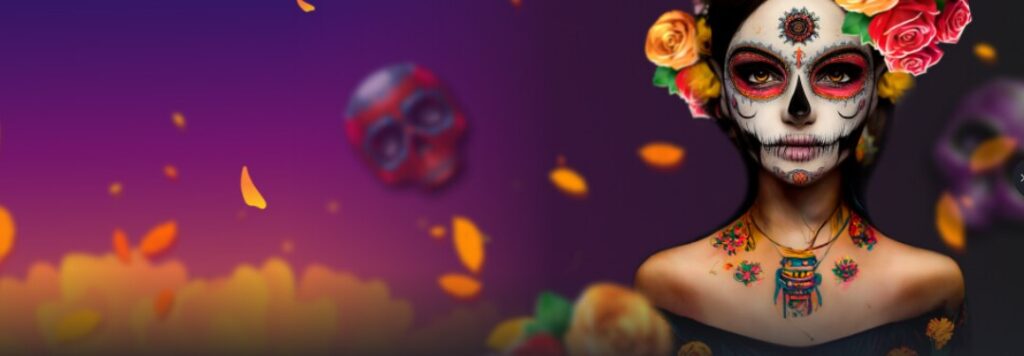 Voodoo Casino purple banner