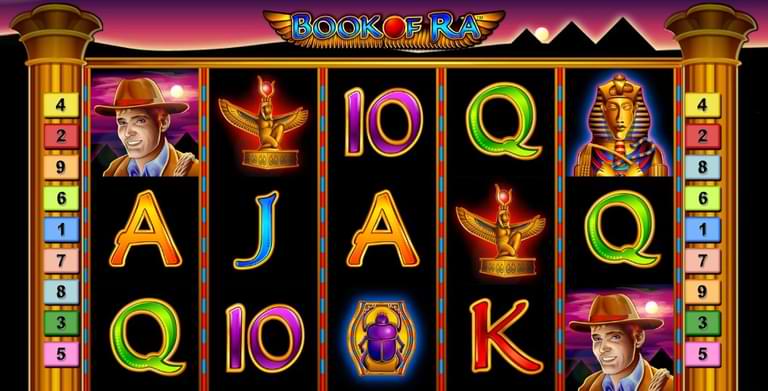 Book of Ra - Dk Spilleautomat - Temple of Game Symbols, Adventurer Egyptian Symbols - Anmeldelse