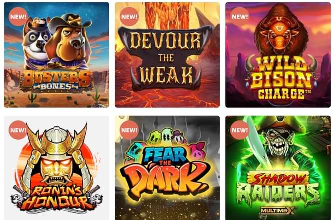 Chanz DK anmeldelse - 6 forskellige casinospil online casino lobby