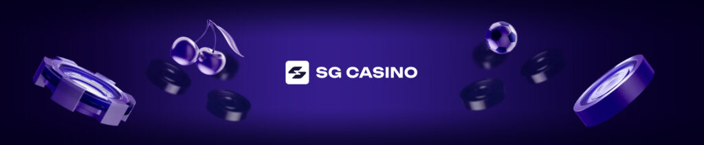 SGCasino purple banner