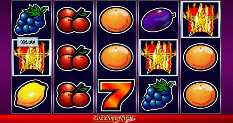 Sizzling hot deluxe slot reels