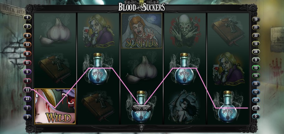 Blood suckers slot win